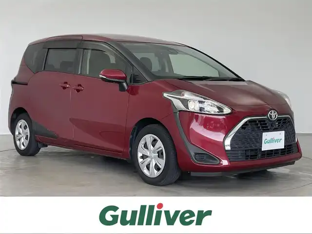 トヨタ シエンタ G 埼玉県 2019(令1)年 2.1万km センシュアルレッドマイカ パノラミックビューモニター　純正ナビ　シートヒーター　ステアリングヒーター　セーフティセンス　両側パワースライドドア　ビルトインＥＴＣ　コーナーセンサー　スマートキー　プッシュスタート　地デジ