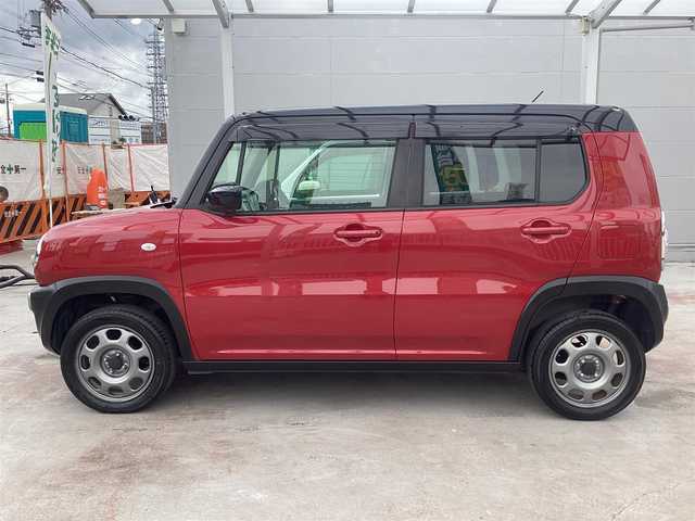 スズキ ハスラー G 京都府 2015(平27)年 4.5万km フェニックスレッドパール/ブルーイッシュブラックパール レーダーブレーキサポート/社外ナビ　ワンセグＴＶ/　 CD DVD BT USB/バックカメラ/ETC/運転席シートヒーター/アイドリングストップ/スマートキー/プッシュスタート/横滑り防止装置