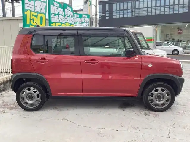 スズキ ハスラー G 京都府 2015(平27)年 4.5万km フェニックスレッドパール/ブルーイッシュブラックパール レーダーブレーキサポート/社外ナビ　ワンセグＴＶ/　 CD DVD BT USB/バックカメラ/ETC/運転席シートヒーター/アイドリングストップ/スマートキー/プッシュスタート/横滑り防止装置