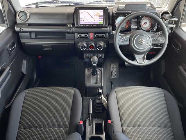 スズキ ジムニー XC 長野県 2022(令4)年 2.4万km ブルーイッシュブラックパール3 ４WD/レーダーブレーキ /カロッツェリア8インチナビフルセグTV/ETC/純正16インチアルミ/オープンカントリーオフロードタイヤ/ドラレコ内蔵デジタルインナーミラー/純正ゴムマット/保証書・取説