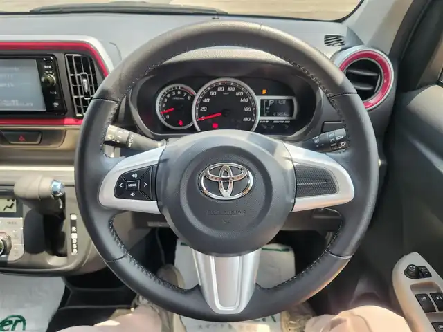 トヨタ パッソ モーダ　Gパッケージ 群馬県 2016(平28)年 3.8万km マゼンタベリーマイカM 純正ナビ(Bluetooth/CD/DVD)/フルセグTV/バックモニター/クリアランスソナー/スマートアシスト2/・衝突回避支援ブレーキ機能/・衝突警報機能/・車線逸脱警報機能/・誤発進抑制制御機能/・先行車発進お知らせ機能/LEDヘッドランプ/オートライト/オートエアコン/本革巻きステアリング/ステアリングスイッチ/純正14インチアルミホイール/キーフリーシステム/プッシュボタンスタート/イモビライザー/禁煙車