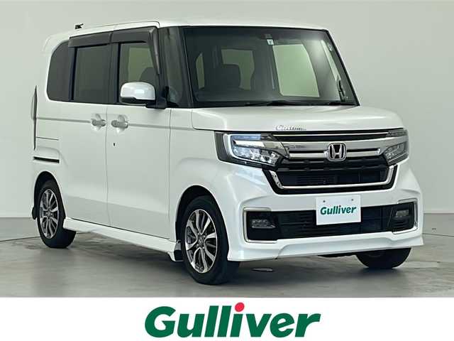 ホンダ Ｎ ＢＯＸ カスタム L 岐阜県 2021(令3)年 4万km プラチナホワイトパール 純正ナビ/Bluetooth/フルセグTV/CD/DVD/USB/SD/衝突軽減ブレーキ/アダプティブクルーズコントロール/レーンキープアシスト/パーキングセンサー/バックカメラ/両側パワースライドドア/シートヒーター/ドライブレコーダー/スマートキー/プッシュスタート/純正アルミホイール/純正フロアマット/オートLEDヘッドライト