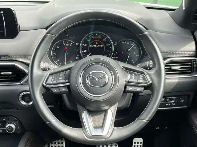 マツダ ＣＸ－５ XD エクスクルーシブモード 奈良県 2019(平31)年 3.2万km スノーフレイクホワイトパールマイカ 純正ナビ/（フルセグ/BT/CD/DVD)/BOSEプレミアムサウンドシステム/サンルーフ/レーダークルーズコントロール/全方位モニター/ブラインドスポットモニター/前後コーナーセンサー/衝突軽減システム/レーンキープアシスト/電動リアゲート/ブラウンレザーシート/前席パワーシート/運転席メモリーシート/前席シートヒーター、エアーシート/ハンドルヒーター/ETC/ドライブレコーダー（KENWOOD/DRV-340）/純正19インチAW/保証書/取り扱い説明書/スペアキーX1
