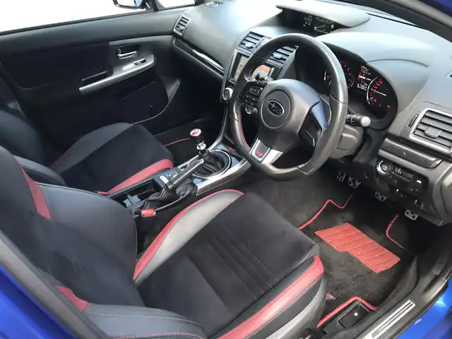 スバル ＷＲＸ ＳＴＩ STI タイプS 和歌山県 2016(平28)年 2.2万km WRブルーパール 純正DIATONESOUNDナビ（NR-MZ200-FJ)/ BT/CD/DVD/TV/AM/FM/アドバンスドセーフティパッケージ/・リアビークルディテクション/・サイドカメラ/・オートマチックハイビーム/DIATONEスピーカー（フロント・リア）/STIフルエアロパーツ/柿本マフラー/6速MT/バックカメラ/プッシュスタート/純正ETC2.0/運転席パワーシート/オートライト/ダウンヒルアシストコントロール/LEDヘッドライト/純正フロアマット/ドアバイザー/スペアキーX1/取扱説明書/保証書
