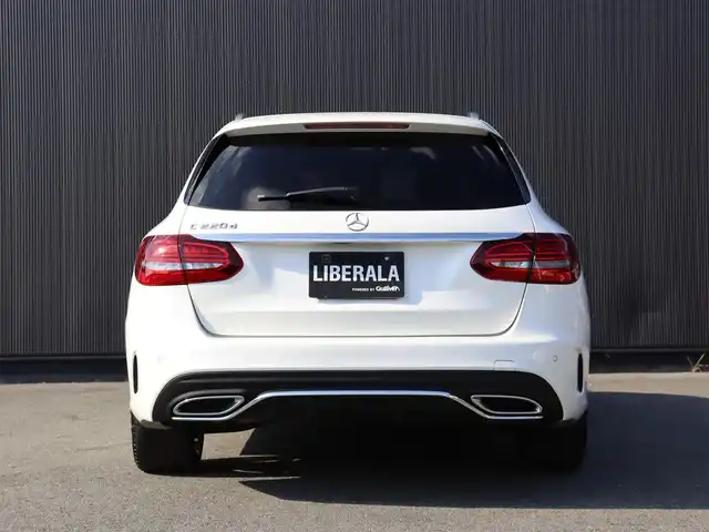 メルセデス・ベンツ Ｃ２２０ｄ ステーションワゴン アバンギャルドAMGライン 静岡県 2018(平30)年 4万km ダイヤモンドホワイト レーダーセーフティパッケージ /ナビ TV AppleCarPlay　/ACC LKA BSM /革シート シートヒーター /パワーバックドア /パーキングサポート /エアサス /LEDヘッドライト /アイドリングSTOP /アンビエントライト /前後センサー
