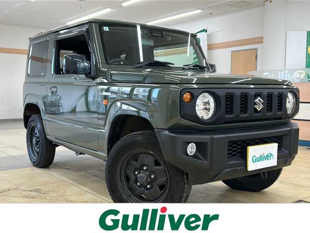 スズキ ジムニー XL 道央・札幌 2019(令1)年 9.4万km ジャングルグリーン ・ワンオーナー/・4WD/・純正ナビ/フルセグTV/DVD/CD/SD/BT/・純正エンジンスターター/・ドライブレコーダー/・衝突被害軽減ブレーキ/・車線逸脱警報/・横滑り防止/・ETC/・前席シートヒーター/・プッシュスタート/・スマートキー/・フロントフォグ/・ドアバイザー/・電格ミラー