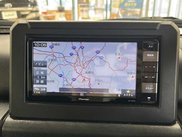 スズキ ジムニー XL 道央・札幌 2019(令1)年 9.4万km ジャングルグリーン ・ワンオーナー/・4WD/・純正ナビ/フルセグTV/DVD/CD/SD/BT/・純正エンジンスターター/・ドライブレコーダー/・衝突被害軽減ブレーキ/・車線逸脱警報/・横滑り防止/・ETC/・前席シートヒーター/・プッシュスタート/・スマートキー/・フロントフォグ/・ドアバイザー/・電格ミラー