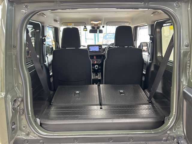 スズキ ジムニー XL 道央・札幌 2019(令1)年 9.4万km ジャングルグリーン ・ワンオーナー/・4WD/・純正ナビ/フルセグTV/DVD/CD/SD/BT/・純正エンジンスターター/・ドライブレコーダー/・衝突被害軽減ブレーキ/・車線逸脱警報/・横滑り防止/・ETC/・前席シートヒーター/・プッシュスタート/・スマートキー/・フロントフォグ/・ドアバイザー/・電格ミラー