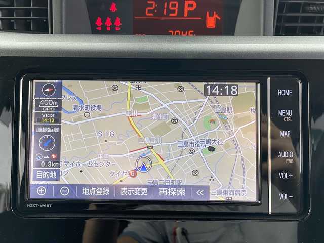 トヨタ ルーミー X 静岡県 2023(令5)年 0.7万km ブライトシルバーM 純正ナビ　/AM/FM/フルセグ/BT/片側パワースライドドア/ドライブレコーダー前後/衝突軽減ブレーキ/横滑り防止/パーキングアシスト/ステアリングスイッチ/純正タイヤ
