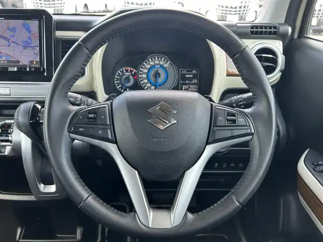 スズキ クロスビー HYBRID MZ 兵庫県 2018(平30)年 6.1万km キャラバンアイボリーパールメタリック/ホワイト 2トーンルーフ 純正SDナビ（カロッツェリアAVIC-RL901ZS）/BTオーディオ/CD/DVD再生機能/USBポート/衝突軽減ブレーキ/フルセグ/フォグランプ/アイドリングストップ/バックカメラ/前方ドライブレコーダー/前席シートヒーター/クルーズコントロール