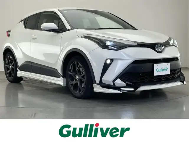 トヨタ Ｃ－ＨＲ G モード ネロセーフティプラスⅡ 愛知県 2021(令3)年 5.9万km ホワイトパールクリスタルシャイン 純正ディスプレイ　ＴＲＤエアロ　全方位カメラ　ハーフレザー　シートヒーター　ＢＳＭ　トヨタセーフティセンス　衝突軽減　車線逸脱　追従クルコン　ＬＥＤオートライト　オートハイビーム　ミラキャスト　ＢＴ　ステアリングスイッチ　純正フロアマット　禁煙車
