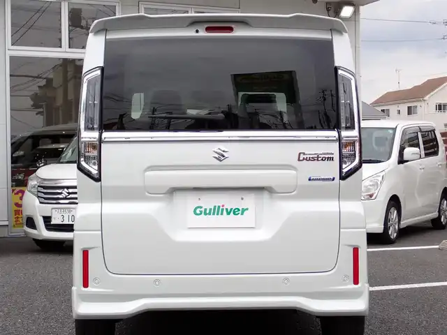 スズキ スペーシア カスタム HYBRID XS 千葉県 2025(令7)年 0.1万km未満 パール 届出済未使用車/両側パワースライドドア/ヘッドアップディスプレイ/電動パーキングブレーキ/スズキセーフティサポート/・デュアルセンサーブレーキサポートII/・誤発進抑制機能/・車線逸脱抑制機能/・車線維持支援機能/・発進お知らせ機能/・ハイビームアシスト/・標識認識機能/・アダプティブクルーズコントロール/シートヒーター/オートライト/LEDヘッドライト/純正15インチAW/プッシュスタート/スマートキー2本/取扱説明書/保証書
