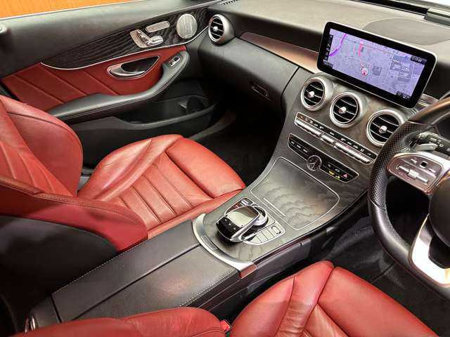 メルセデス・ベンツ Ｃ２００ ステーションワゴン アバンギャルドAMGライン 千葉県 2019(平31)年 4.6万km ダイヤモンドホワイト レザーエクスクルーシブＰＫＧ　/純正ナビ　/３６０°カメラ　/ＢＳＭ　/ＨＵＤ　/赤革　/シートヒーター　/パワーシート　/ＬＥＤヘッドライト　/ハイビームアシスト　/Ｂｕｒｍｅｓｔｅｒサウンド　/電動リアゲート