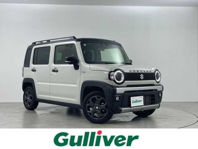 スズキ ハスラー タフワイルド・ターボ 埼玉県 2024(令6)年 0.7万km パール 純正8型ナビ/（フルTV/BT/CD/DVD/AM/FM）/全方位カメラ/ワンオーナー/スズキセーフティサポート/・レーダークルーズコントロール/・車線逸脱抑制機能/・ふらつき警報機能/・先行車発進お知らせ機能/・標識認識機能/純正アルミホイール/純正フロアマット/シートヒーターDN席/パドルシフト/USB端子