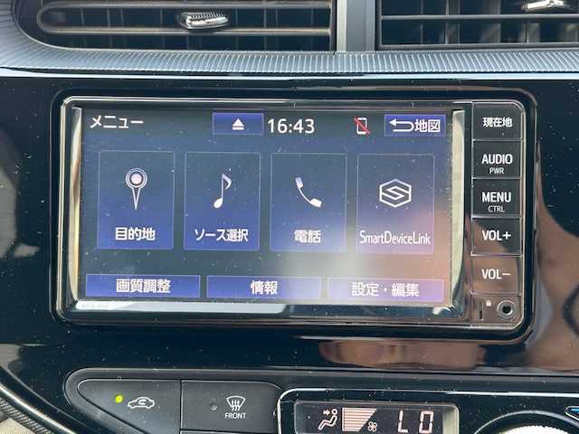 トヨタ アクア G 静岡県 2020(令2)年 5.6万km ホワイトパールクリスタルシャイン トヨタセーフティセンス/・レーンキープアシスト/・プリクラッシュセーフティ/・横滑り防止装置/純正メモリナビ/ワンセグTV/Bluetooth接続/ビルトインETC/クルーズコントロール/前後コーナーセンサー/バックカメラ/プッシュスタート/スマートキー/オートライト/LEDヘッドライト/純正フロアマット/盗難防止装置/取扱説明書