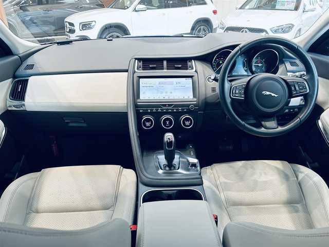 ジャガー Ｅペース S 180PS 大阪府 2020(令2)年 3万km 青 ワンオーナー/ベージュ革/パワーシート/シートヒーター/ACC/純正ナビ/360度カメラ/applecarplay/純正19インチAW/電動リアゲート/ブラインドスポット