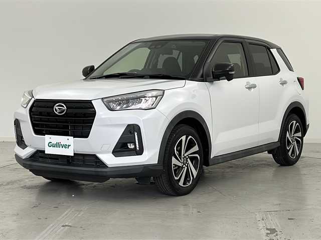 ダイハツ ロッキー G 宮城県 2020(令2)年 5.3万km ブラックマイカメタリック/シャイニングホワイトパール 禁煙車/スマートアシストIII/・衝突軽減支援/・車線逸脱警報/・レーダークルーズコントロール/・オートハイビーム/・コーナーセンサー/純正9型ナビ/・フルセグYTV/・BT.CD/DVD.USB/バックカメラ/シートヒーター（前後）/ドライブレコーダー/コーナーセンサー/アイドリングストップ/LEDヘッドライト/LEDフォグ/ビルトインETC/純正AW/純正フロアマット