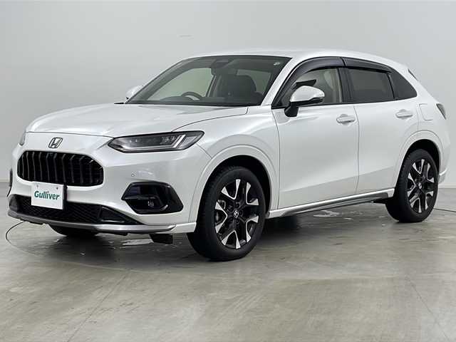 ホンダ ＺＲ－Ｖ ハイブリッド e:HEV Z 道央・札幌 2024(令6)年 1.9万km プラチナホワイトパール ・4WD/・寒冷地仕様/・純正ナビ&BT&TV&Apple Car Play&Android Auto/・BOSEプレミアムサウンド/・全方位カメラ/・パワーテールゲート/・Honda　SENSING/・本革シート/・前席パワーシート/・運転席シートメモリ/・全席シートヒーター/・ステアリングヒーター/・ワイヤレス充電/・ビルトインETC/・ドアミラーヒーター/・LEDヘッドライト/・アダプティブドライビングビーム/・オートライト/・スマートキー/・純正18インチAW