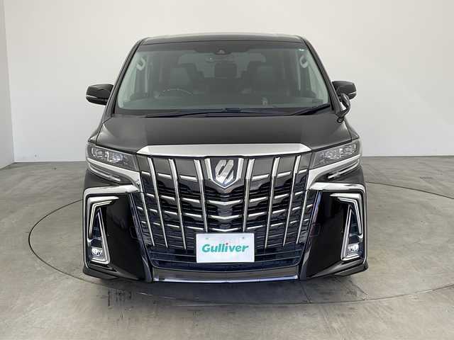 トヨタ アルファード S Aパッケージ 兵庫県 2019(令1)年 4.7万km ブラック ワンオーナー車/純正ナビ（CD/DVD/TV/SD/BT）/両側パワースライドドア/トヨタセーフティセンス/プリクラッシュセーフティ/レーントレーシングアラート/パーキングサポートブレーキ/クリアランスソナー/ブラインドスポットモニター/ロードサインアシスト/先行車発進告知/レーダークルーズコントロール/デジタルインナーミラー/LEDヘッドライト/オートマチックハイビーム/純正ドライブレコーダー/ビルトインETC2.0/カーテンエアバック/プッシュスタート/ナノイー/革調シートカバー/スペアキー/LEONIS20インチAW/純正フロアマット