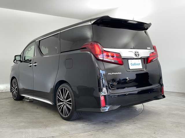 トヨタ アルファード S Aパッケージ 兵庫県 2019(令1)年 4.7万km ブラック ワンオーナー車/純正ナビ（CD/DVD/TV/SD/BT）/両側パワースライドドア/トヨタセーフティセンス/プリクラッシュセーフティ/レーントレーシングアラート/パーキングサポートブレーキ/クリアランスソナー/ブラインドスポットモニター/ロードサインアシスト/先行車発進告知/レーダークルーズコントロール/デジタルインナーミラー/LEDヘッドライト/オートマチックハイビーム/純正ドライブレコーダー/ビルトインETC2.0/カーテンエアバック/プッシュスタート/ナノイー/革調シートカバー/スペアキー/LEONIS20インチAW/純正フロアマット