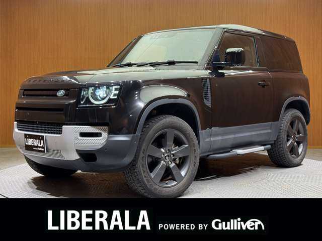 ランドローバー ランドローバー ディフェンダー 90 千葉県 2021(令3)年 2.1万km サントリーニブラック ドライバーアシストパック　/ＡＣＣ　/ナビ　/ＣａｒＰｌａｙ　/３６０°カメラ　/Ｂｌｕｅｔｏｏｔｈ接続　/ＬＥＤライト　/オートハイビーム　/純正２０インチＡＷ　/衝突軽減ブレーキ　/ＢＳＭ　/ＬＫＡ　/ＥＴＣ　/ドラレコ