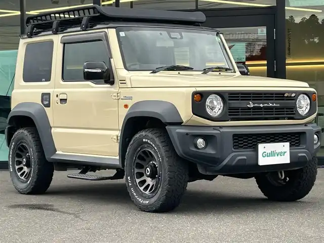 スズキ ジムニー シエラ JC 鹿児島県 2021(令3)年 5.2万km シフォンアイボリーメタリックブラック2トーンルーフ ワンオーナー/社外ALPINEナビ/（Bluetooth/フルセグTV/DVD/CD）/バックカメラ/クルーズコントロール/LEDヘッドライト/シートヒーター/社外16インチアルミホイール/ETC/ドアバイザー