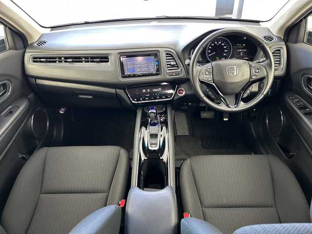 ホンダ ヴェゼル ハイブリッド X ホンダセンシング 奈良県 2016(平28)年 2万km ルーセブラックM 純正ナビ/CD　DVD　フルセグTV　Bluetooth/バックカメラ/ホンダセンシング/追従クルーズコントロール/レーンキープアシスト/パドルシフト/LEDヘッドライト/ETC/前後ドラレコ/純正フロアマット/衝突被害軽減システム