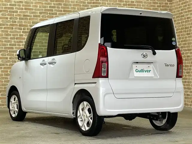 ダイハツ タント X ターボ セレクション 岩手県 2020(令2)年 1.3万km シャイニングホワイトパール ワンオーナー/４WD/ターボ/パノラマモニター/左側パワースライドドア/スマートアシスト/衝突回避支援ブレーキ/車線逸脱抑制機能/アダプティブクルーズコントロール/レーンキープコントロール/オートハイビーム/ブレーキ制御付き誤発進抑制機能/標識認識機能/先行車発進お知らせ機能/運転席ロングスライドシート/前席シートヒーター/ロールサンシェード/シートバックテーブル/純正９インチナビ/フルセグTV/ドライブレコーダー/ETC/LEDフォグライト/純正１４いんち