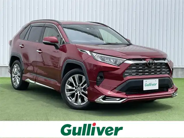 トヨタ ＲＡＶ４ G Zパッケージ 香川県 2019(令1)年 16.6万km センシュアルレッドマイカ 純正ナビ/デジタルインナーミラー/レーダークルーズコントロール/ハンドルヒーター/シートヒーター/バックカメラ/パワーバックドア/ビルトインETC2.0/トヨタセーフティセンス/前後ドラレコ/プリクラッシュセーフティ/トヨタセーフティセンス/スマートキー/モデリスタエアロ/純正１９インチアルミホイール