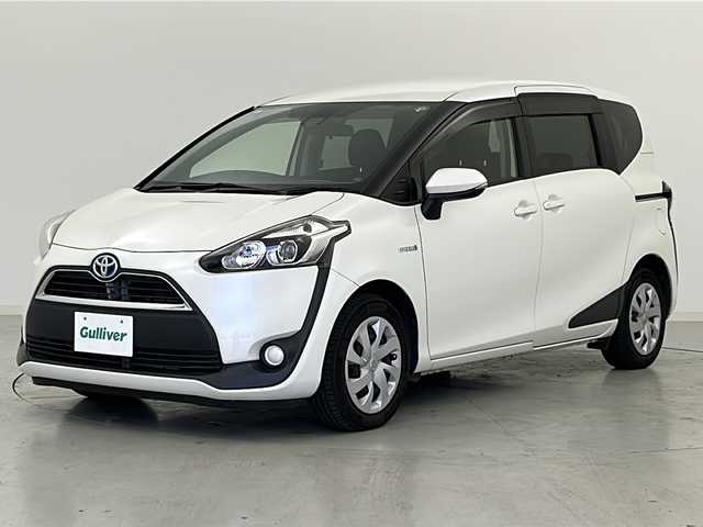 トヨタ シエンタ ハイブリッド G 宮城県 2017(平29)年 6.3万km ホワイトパールクリスタルシャイン Toyota Safety Sense /・プリクラッシュセーフティ	/・レーンディパーチャーアラート	/・オートマチックハイビーム	/バックカメラ/純正7型ナビ/・BT.USB.CD.SD/フルセグTV/両側パワースライドドア/ビルトインETC2.0/ドライブレコーダー/ステアリングスイッチ/革巻ステアリング/横滑り防止装置/LEDヘッドライト/アイドリングストップ/プッシュスタート/スマートキー×2/純正フロアマット