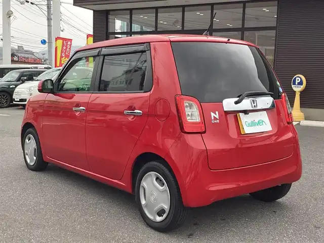 ホンダ Ｎ ＯＮＥ G Lパッケージ 岡山県 2013(平25)年 13.4万km ミラノレッド 社外メモリーナビ/地デジ/Bluetooth/ETC/スマートキー/プッシュスタート/ミラー型前後録画ドライブレコーダー