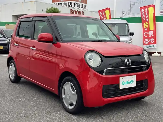 ホンダ Ｎ ＯＮＥ G Lパッケージ 岡山県 2013(平25)年 13.4万km ミラノレッド 社外メモリーナビ/地デジ/Bluetooth/ETC/スマートキー/プッシュスタート/ミラー型前後録画ドライブレコーダー