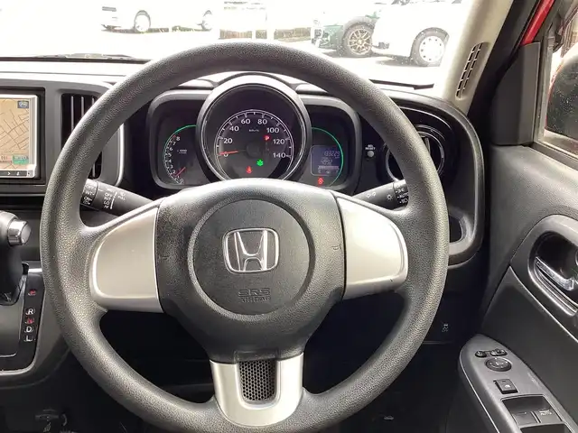 ホンダ Ｎ ＯＮＥ G Lパッケージ 岡山県 2013(平25)年 13.4万km ミラノレッド 社外メモリーナビ/地デジ/Bluetooth/ETC/スマートキー/プッシュスタート/ミラー型前後録画ドライブレコーダー