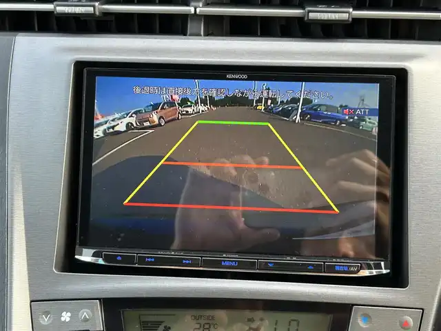 トヨタ プリウス S 栃木県 2013(平25)年 6.6万km ブラック 社外ナビ/フルセグTV/DVD/Bluetooth/バックカメラ/ビルトインETC/前ドライブレコーダー/プッシュスタート/オートライト/ハロゲンフォグランプ/アイドリングストップ/横滑り防止装置/ドアバイザー/電動格納ミラー/パワーモード