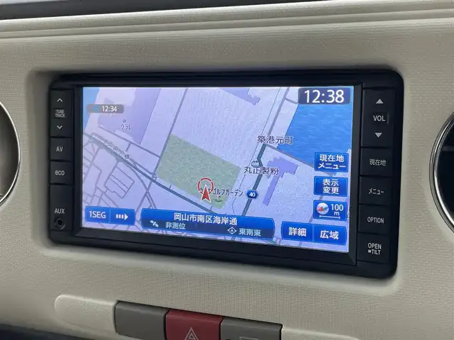 ダイハツ ミラ ココア プラスG 岡山県 2013(平25)年 3.7万km コットンアイボリー 純正メモリーナビ　/バックカメラ　/アイドリングストップ　/ミュージックサーバー　/ミュージックプレイヤー　/純正フロアマット　/フォグライト　/ルーフレール　/横滑り防止装置　/ハロゲンヘッドライト　/ＣＤ再生　/禁煙車