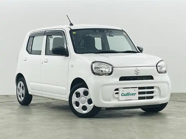 スズキ アルト L 福島県 2023(令5)年 1.2万km スペリアホワイト デュアルカメラブレーキサポート　/・車線逸脱警報/・コーナーセンサー/前後ドラレコ　/シートヒーター　/ＣＤチューナー　/【ラジオ/AUX/CD】/リモコンキー　/・スペアキー　/フロアマット　/ドアバイザー　/オートライト　/レベライザー　/取扱説明書　/・保証書　/電動格納ミラー