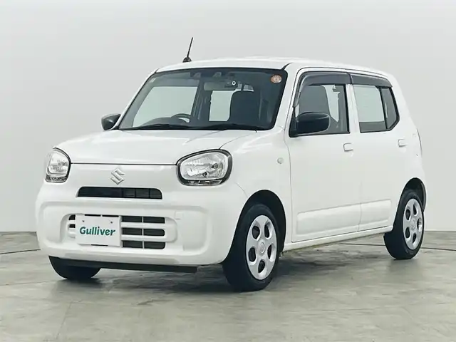 スズキ アルト L 福島県 2023(令5)年 1.2万km スペリアホワイト デュアルカメラブレーキサポート　/・車線逸脱警報/・コーナーセンサー/前後ドラレコ　/シートヒーター　/ＣＤチューナー　/【ラジオ/AUX/CD】/リモコンキー　/・スペアキー　/フロアマット　/ドアバイザー　/オートライト　/レベライザー　/取扱説明書　/・保証書　/電動格納ミラー