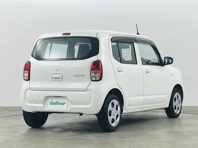 スズキ アルト L 福島県 2023(令5)年 1.2万km スペリアホワイト デュアルカメラブレーキサポート　/・車線逸脱警報/・コーナーセンサー/前後ドラレコ　/シートヒーター　/ＣＤチューナー　/【ラジオ/AUX/CD】/リモコンキー　/・スペアキー　/フロアマット　/ドアバイザー　/オートライト　/レベライザー　/取扱説明書　/・保証書　/電動格納ミラー