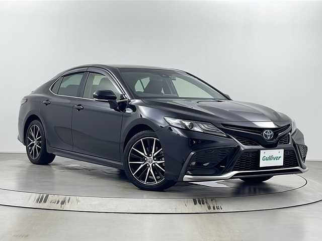 トヨタ カムリ WS 埼玉県 2023(令5)年 2.2万km アティチュードブラックマイカ 純正オーディオディスプレイ（ナビ機能なし）/バックカメラ/追従式クルーズコントロール/BSM/前後ドライブレコーダー/パワーシート/ビルトインETC/純正アルミホイール/パドルシフト/オートマティックハイビーム/衝突軽減システム/レーンキープアシスト/前後コーナーセンサー/純正フロアマット/ハーフレザーシート/ブレードホールド