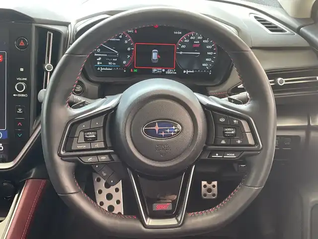 スバル レヴォーグ 1．8STIスポーツ EX 埼玉県 2021(令3)年 0.6万km WRブルーパール アイサイト /純正メモリナビ/　　BT/フルセグ　/バックカメラ　/パワーバックドア　/レーダークルーズコントロール　/LEDオートライト　/革シート　/シートヒーター/メモリーシート /純正18インチアルミホイール /パドルシフト /純正ETC