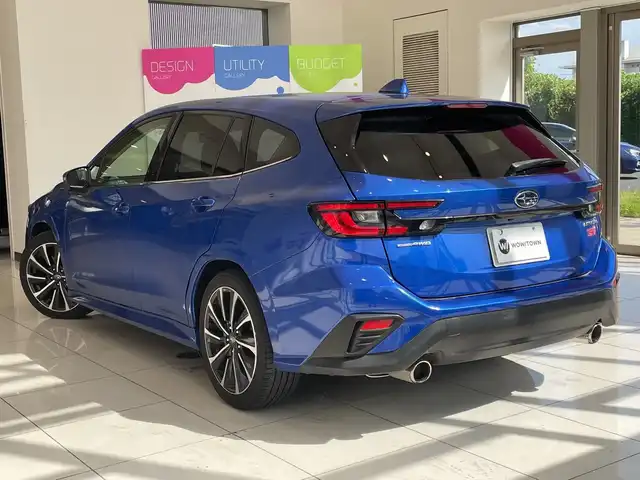 スバル レヴォーグ 1．8STIスポーツ EX 埼玉県 2021(令3)年 0.6万km WRブルーパール アイサイト /純正メモリナビ/　　BT/フルセグ　/バックカメラ　/パワーバックドア　/レーダークルーズコントロール　/LEDオートライト　/革シート　/シートヒーター/メモリーシート /純正18インチアルミホイール /パドルシフト /純正ETC