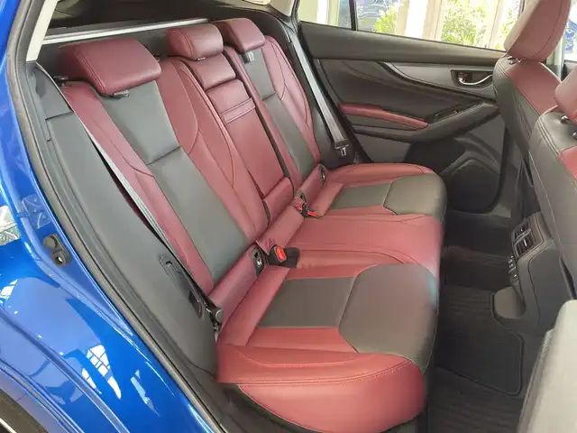 スバル レヴォーグ 1．8STIスポーツ EX 埼玉県 2021(令3)年 0.6万km WRブルーパール アイサイト /純正メモリナビ/　　BT/フルセグ　/バックカメラ　/パワーバックドア　/レーダークルーズコントロール　/LEDオートライト　/革シート　/シートヒーター/メモリーシート /純正18インチアルミホイール /パドルシフト /純正ETC