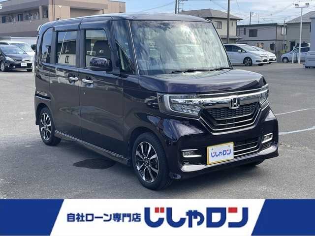 ホンダ Ｎ ＢＯＸ 宮城県 2018(平30)年 9.4万km プレミアムベルベットパープル・パール (株)IDOMが運営する【じしゃロン仙台店】の自社ローン専用車両になりますこちらは現金またはオートローンご利用時の価格です。自社ローンご希望の方は別途その旨お申付け下さい/バックカメラ/Bluetooth/フルセグTV走行中視聴可/ETC/スペアキー/LEDヘッドライト
