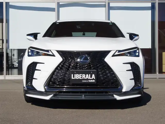 レクサス ＵＸ 200 Fスポーツ 岐阜県 2019(平31)年 4.7万km ホワイトノーヴァガラスフレーク TRDアンダーフルエアロ/TRDエアロフェンダー/TRDエアロダイナミクスミラーカバー/F SPORT専用スピンドルグリル/Lexus Safety System/プリクラッシュセーフティ/レーントレーシングアシスト/レーダークルーズコントロール/オートマチックハイビーム/LEDヘッドライト/LEDフォグライト、コーナーリングライト/ロードサインアシスト/先行車発進告知機能/アクティブサウンドコントロール/純正ナビゲーション/10.3インチワイドディスプレイ/地上デジタルTV/レクサスUXプレミアムサウンドシステム/Bluetooth/バックカメラ