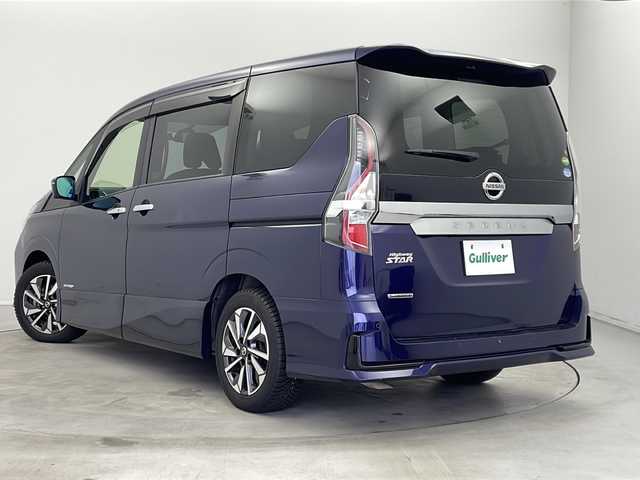 日産 セレナ ハイウェイスター V 新潟県 2020(令2)年 6.3万km アズライトブルー 　ワンオーナー/　純正10インチナビ/　フルセグテレビ/　全方位モニター/　フリップダウンモニター/　アイドリングストップ/　ウィンカーミラー/　クルーズコントロール/　ドアバイザー/　両側パワースライドドア/　ETC/　LEDヘッドライト