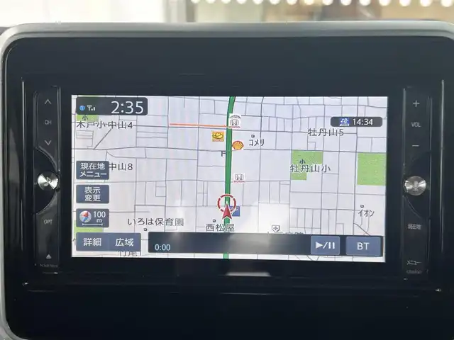 スズキ スペーシア カスタム HYBRID GS 新潟県 2019(平31)年 3.6万km ブリスクブルーM メモリナビ/ワンセグテレビ/バックカメラ/アイドリングストップ/ウィンカーミラー/ドアバイザー/プッシュスタート/片側パワースライドドア/ETC/スペアキー1個