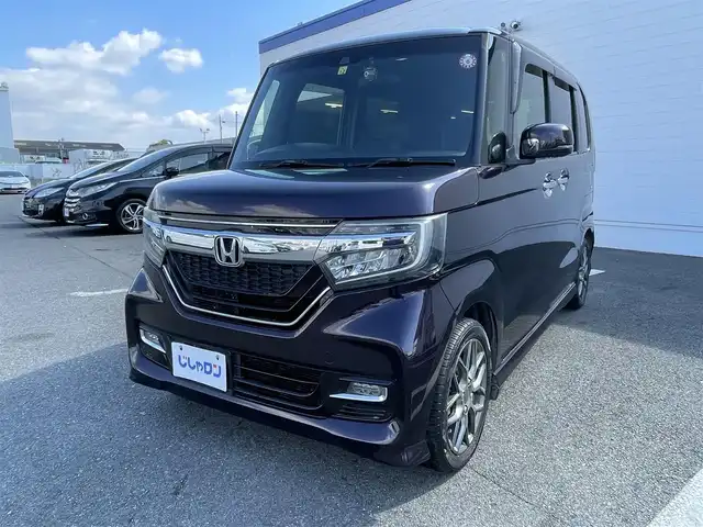 ホンダ Ｎ ＢＯＸ G L ターボ ホンダセンシング 熊本県 2017(平29)年 9.5万km プレミアムベルベットパープル・パール (株)IDOMが運営する【じしゃロン熊本店】の自社ローン専用車両になります/こちらは現金またはオートローンご利用時の価格です。自社ローンご希望の方は別途その旨お申付け下さい./純正ナビ/バックカメラ/ステアリングスイッチ/パドルシフト/純正フロアマット/ETC/クルーズコントロール/両側パワースライドドア