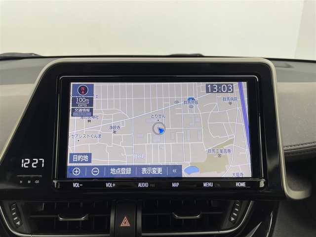 トヨタ Ｃ－ＨＲ G 群馬県 2019(令1)年 6.6万km ホワイトパールクリスタルシャイン Bi-Beam LEDヘッドランプ(オートレベリング機能付)/ ・LEDクリアランスランプ/LEDシーケンシャルターンランプ/LEDデイライト/バックカメラ/リヤクロストラフィックアラート/ブラック本革シート/＝＝＝＝＝/純正9インチナビ/(AM/FM/Bluetooth/フルセグTV/CD/DVD/SD)/ブラインドスポットモニター/クリアランス/バックソナー/Toyota Safety Sense/ ・プリクラッシュセーフティシステム/ ・レーンディパーチャーアラート/ ・オートマチックハイビーム/ ・レーダークルーズコントロール/前席シートヒーター/ビルトインETC/電動パーキングブレーキ/オートブレーキホールド/プッシュスタート/スマートキー