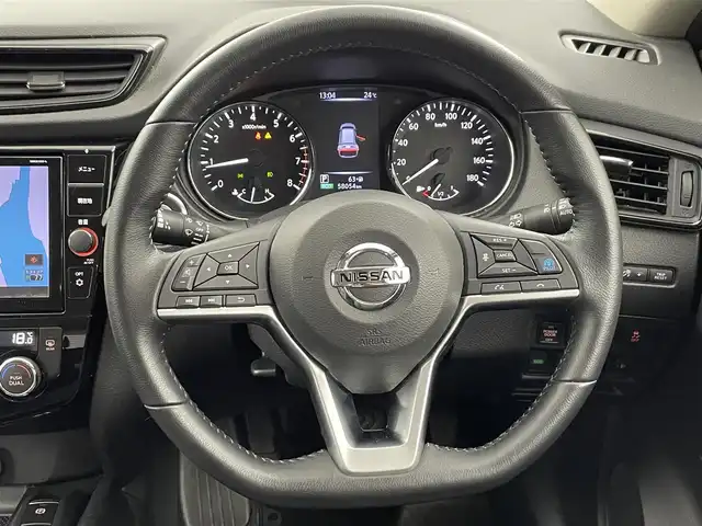 日産 エクストレイル 20Xi 福井県 2020(令2)年 5.8万km ダイヤモンドブラック ワンオーナー/純正9インチナビ/CD DVD BT フルセグTV/プロパイロット /アダプティブクルーズコントロール　/プリクラッシュセーフティー/インテリジェントルームミラー　/アラウンドビューモニター/前後コーナーセンサー　/全席シートヒーター /４WD /ビルトインETC /パワーバックドア /オートライト