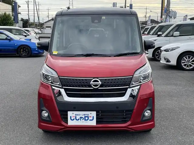 日産 デイズ ルークス HWS X Vセレクション 群馬県 2020(令2)年 4万km スパークリングレッド/ブラック (株)IDOMが運営する【じしゃロン伊勢崎店】の自社ローン専用車両になりますこちらは現金またはオートローンご利用時の価格です。自社ローンご希望の方は別途その旨お申付け下さい/・全方位カメラ/・純正オーディオ（KENWOOD）/・両側パワースライドドア/・オートライト/・オートマチックハイビーム/・横滑り防止/・衝突軽減ブレーキ/・レーンキープアシスト/・ウィンカーミラー/・プッシュスタート/・純正マット